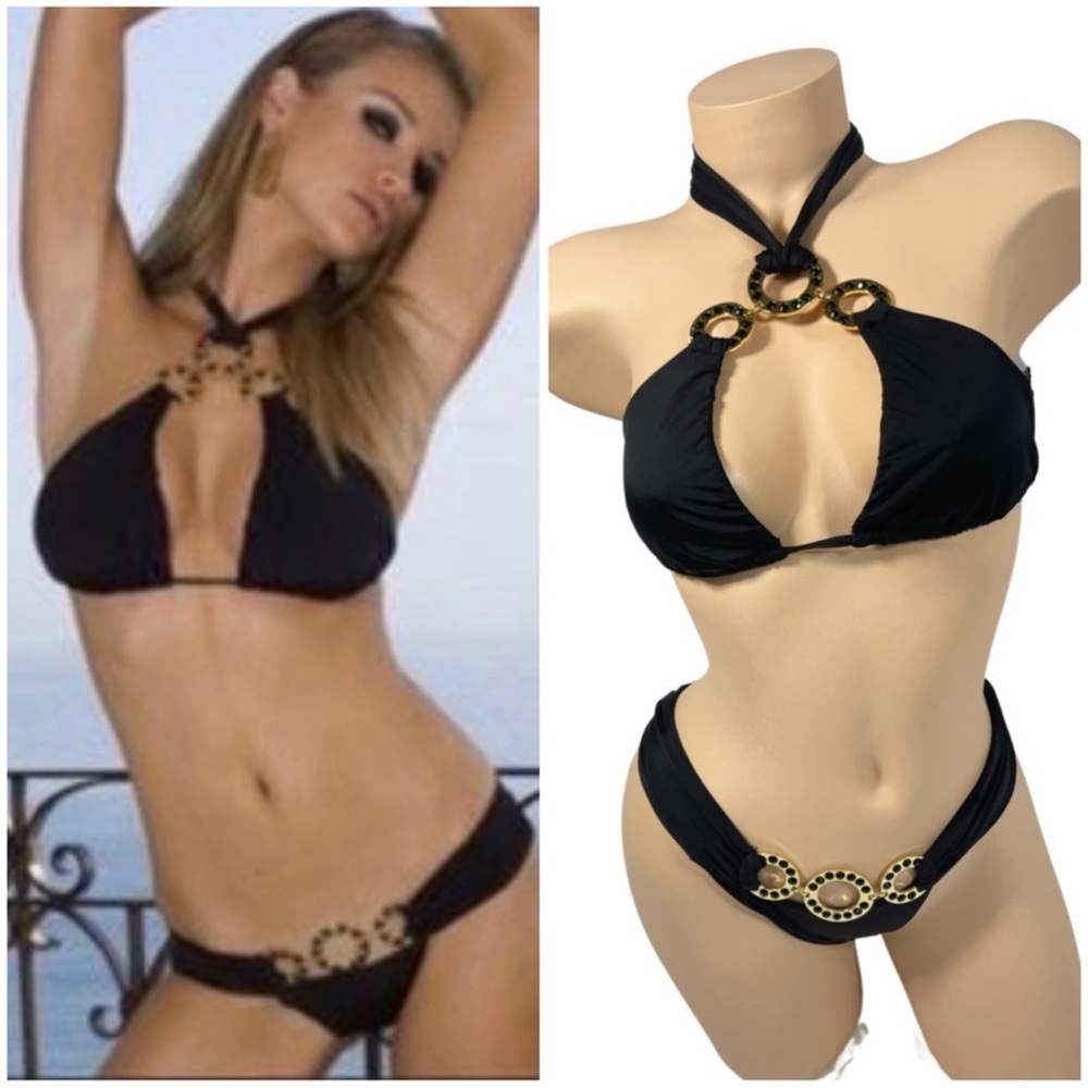 Beach Bunny genie in a bottle swimsuit XL top/L bottoms